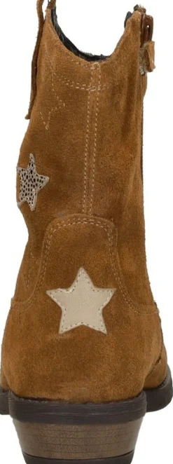 Keq Enkellaarsjes Cognac Fashion