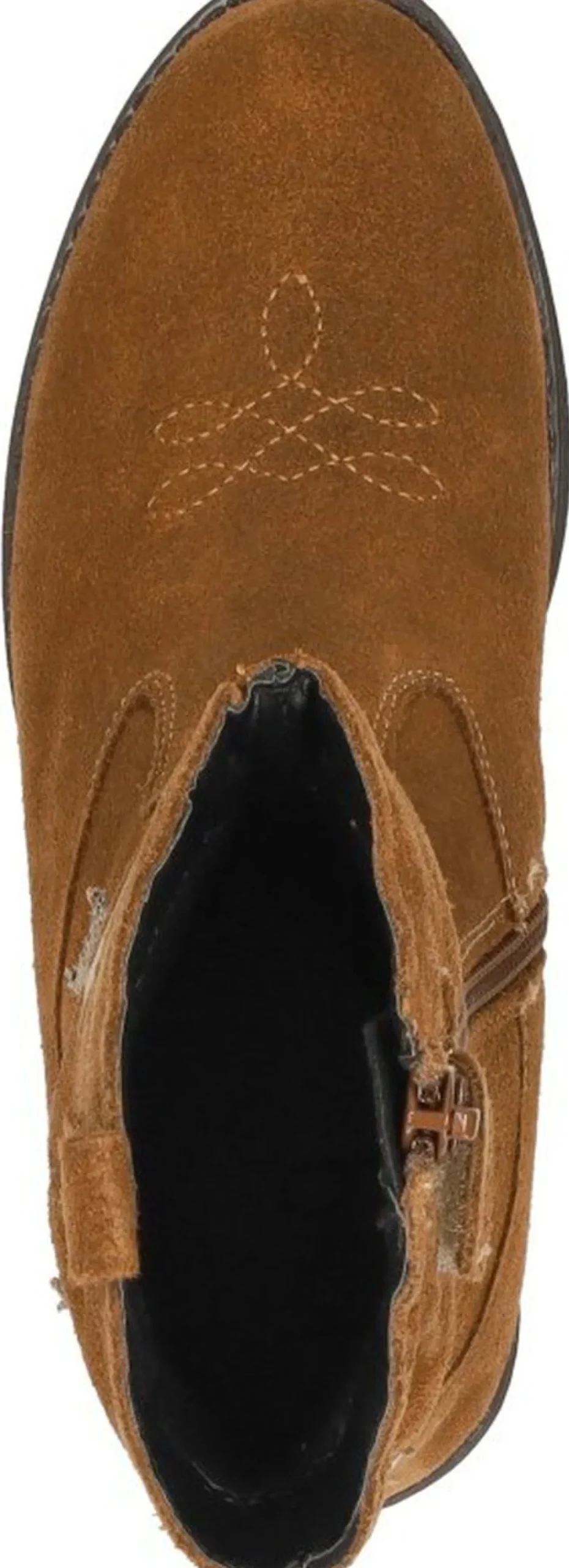 Keq Enkellaarsjes Cognac Fashion