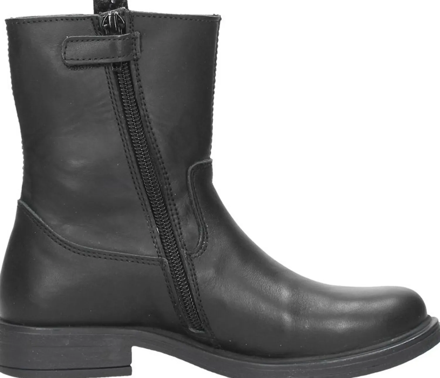 Braqeez Enkellaarsjes Zwart Clearance