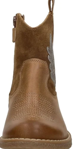 Keq Enkellaarsjes Cognac Fashion