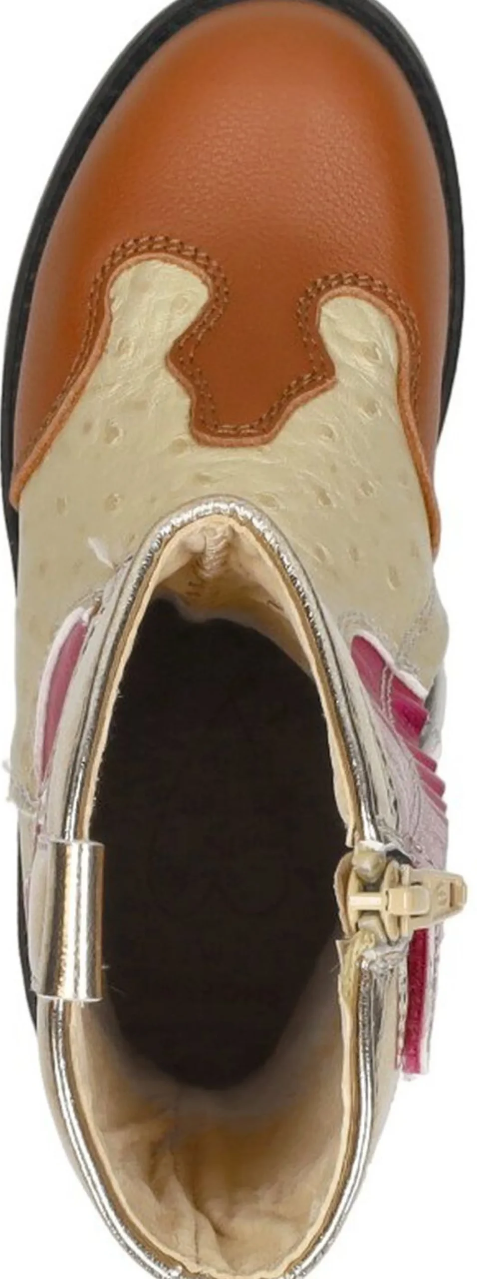 Shoesme Enkellaarsjes Goudkleur Discount