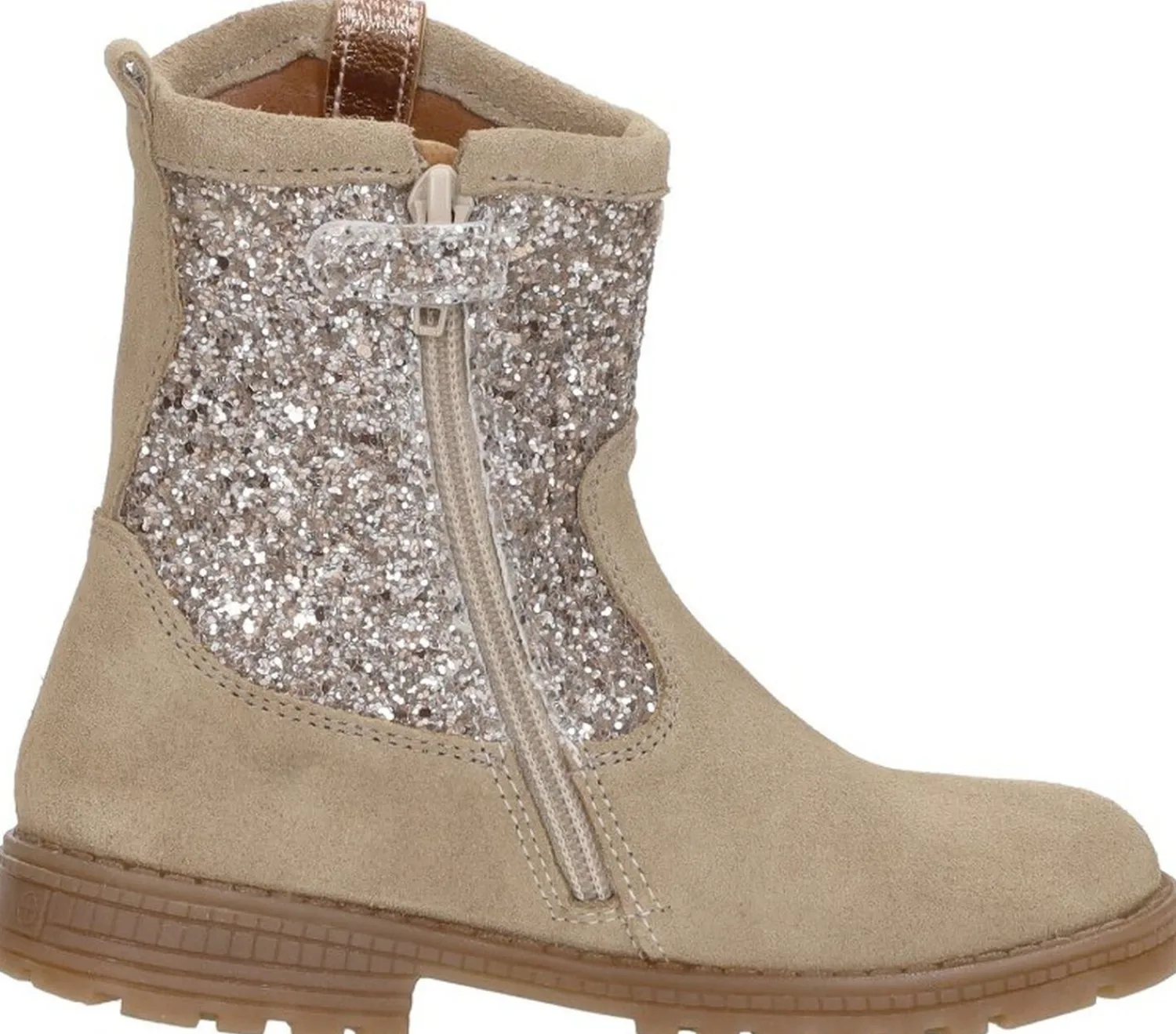 Keq Enkellaarsjes Beige Sale