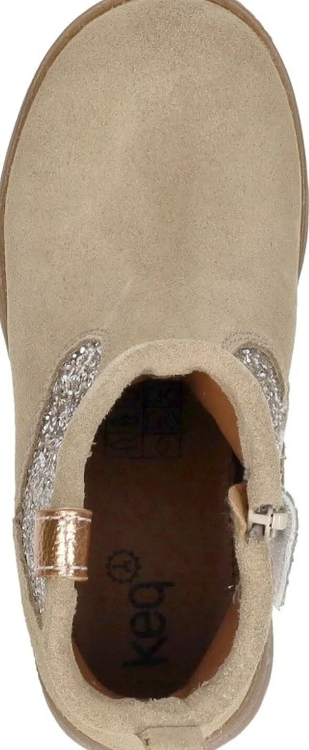 Keq Enkellaarsjes Beige Sale
