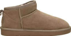 Sub55 Enkellaarsjes Taupe Discount