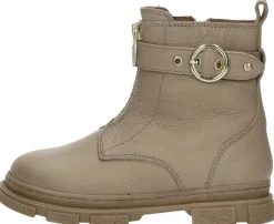 Keq Enkellaarsjes Beige New