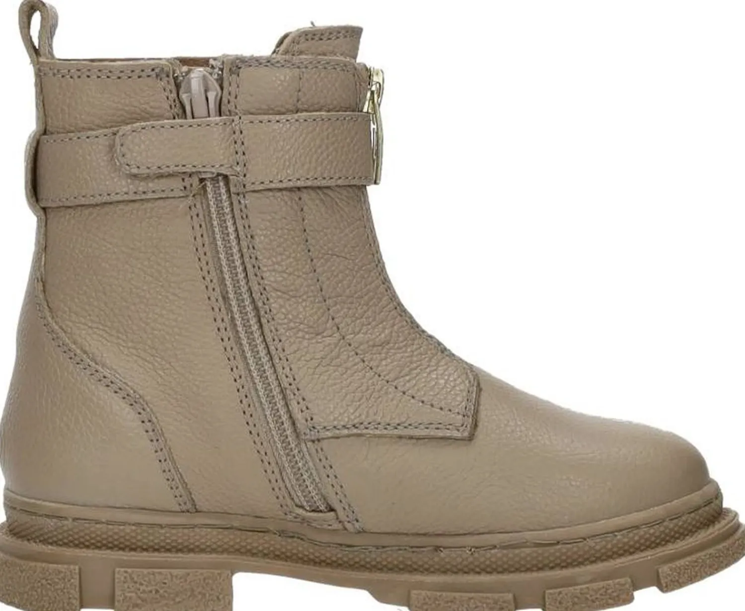 Keq Enkellaarsjes Beige New