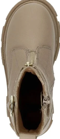 Keq Enkellaarsjes Beige New