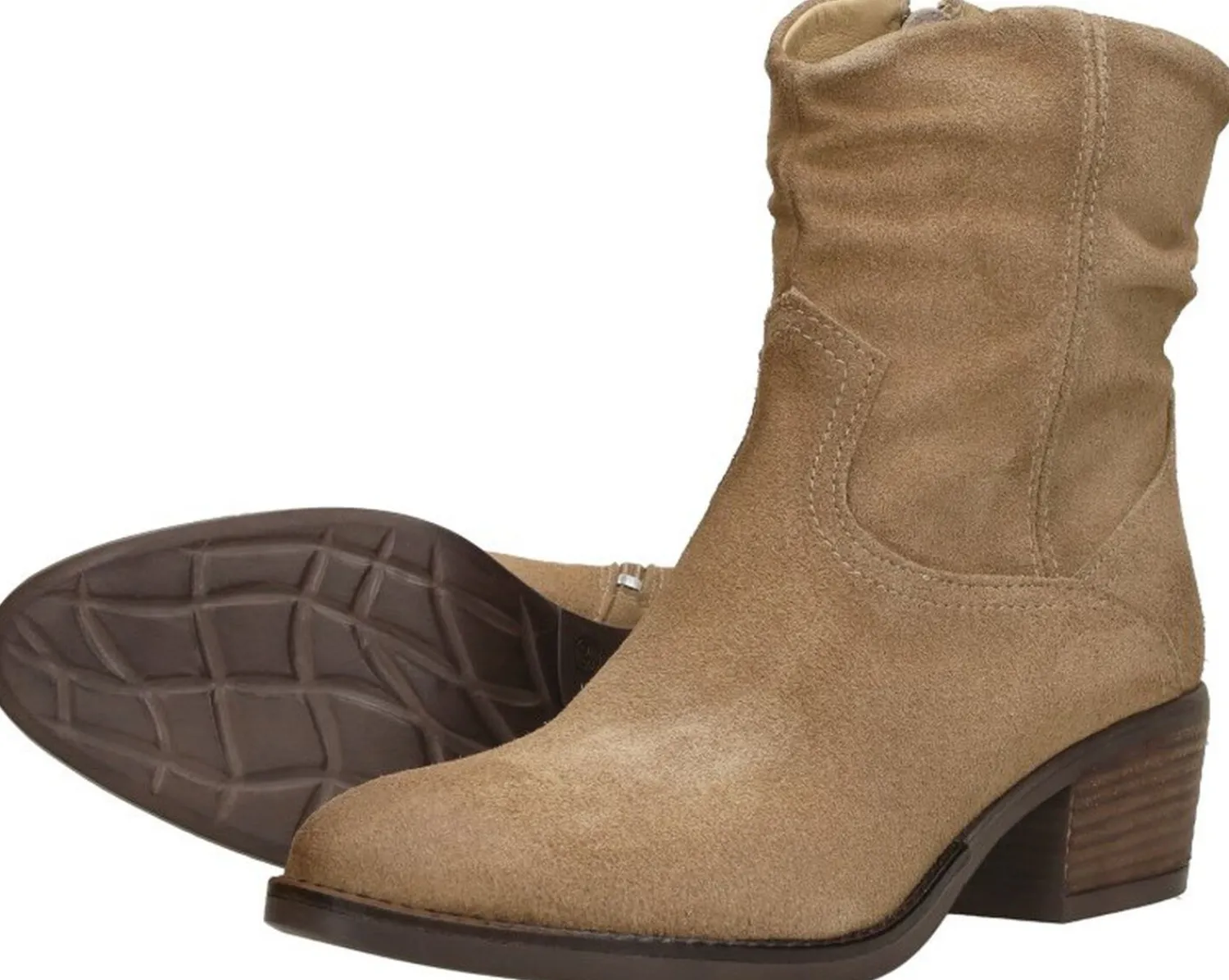 Aqa Enkellaarsjes Hak Beige Online