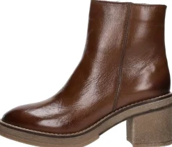 Sub55 Enkellaarsjes Hak Cognac Online
