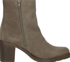 Sub55 Enkellaarsjes Hak Taupe New
