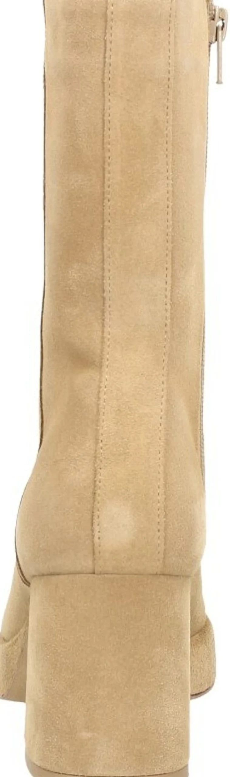 Ps. Poelman Enkellaarsjes Hak Beige Clearance