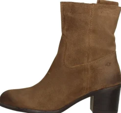 Aqa Enkellaarsjes Hak Cognac Fashion