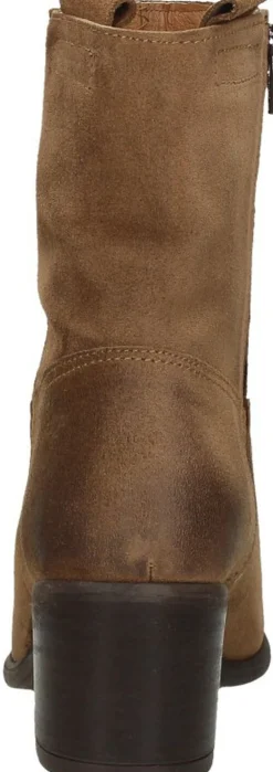 Aqa Enkellaarsjes Hak Cognac Fashion