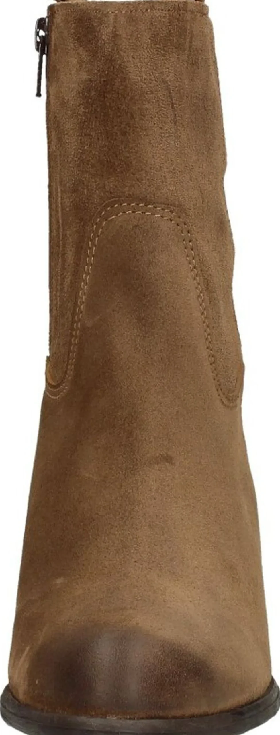 Aqa Enkellaarsjes Hak Cognac Fashion