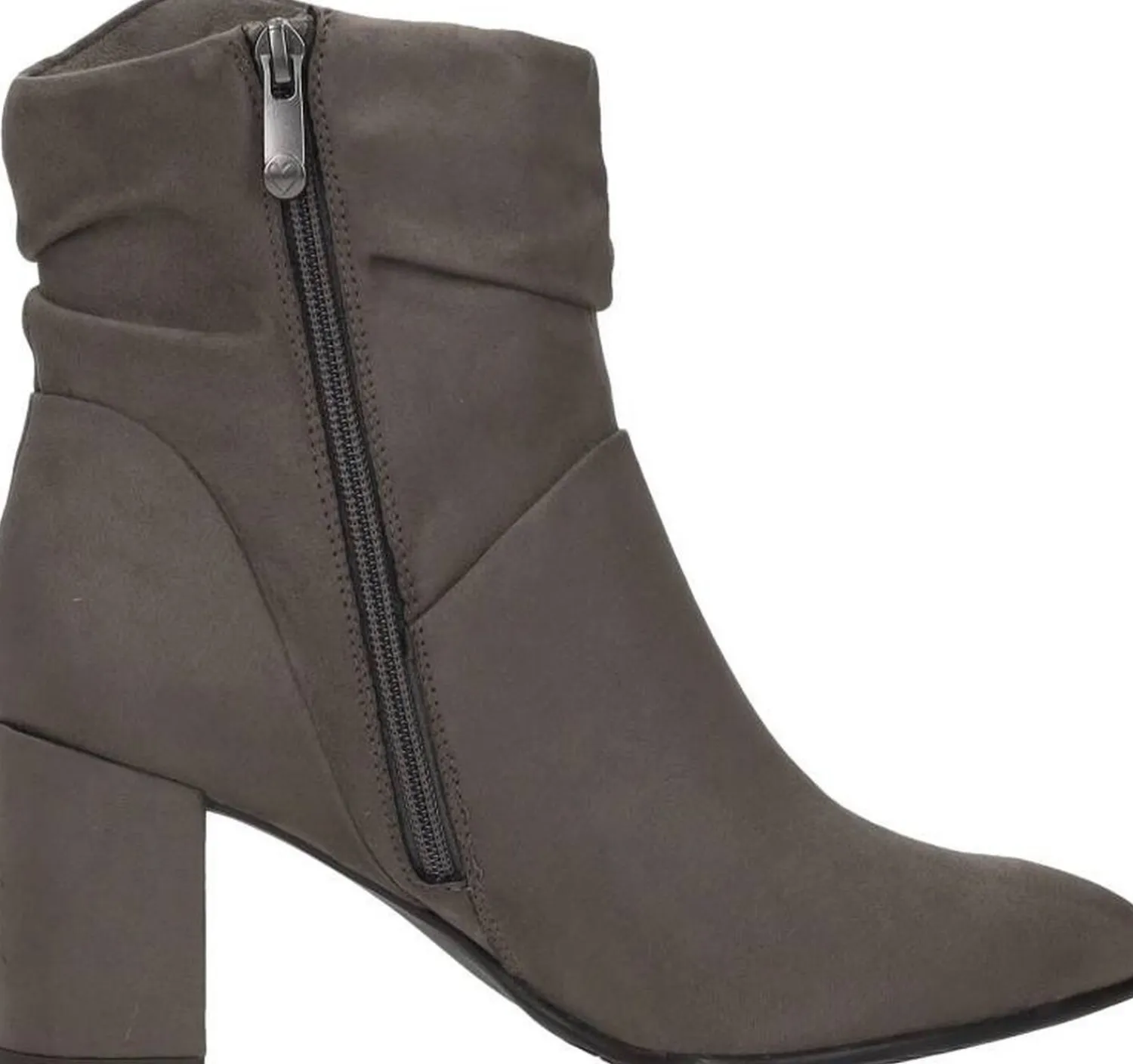 Marco Tozzi Enkellaarsjes Hak Taupe Outlet