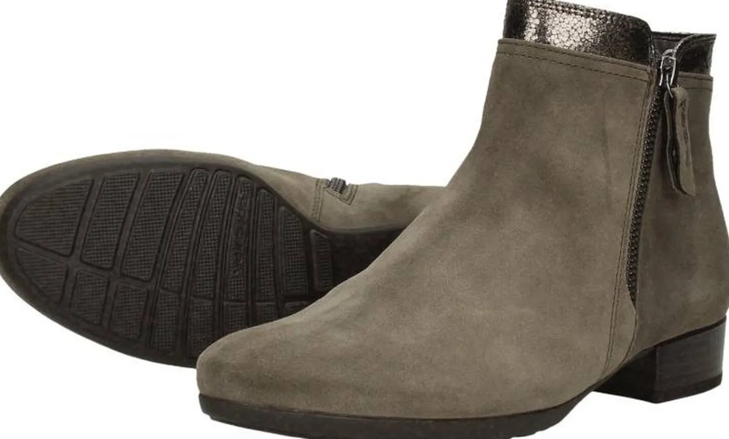 Gabor Enkellaarsjes Hak Taupe Outlet