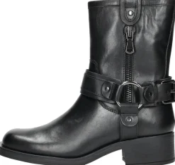 Sub55 Enkellaarsjes Hak Zwart Fashion