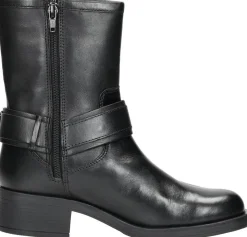 Sub55 Enkellaarsjes Hak Zwart Fashion