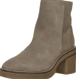 Sub55 Enkellaarsjes Hak Taupe Outlet
