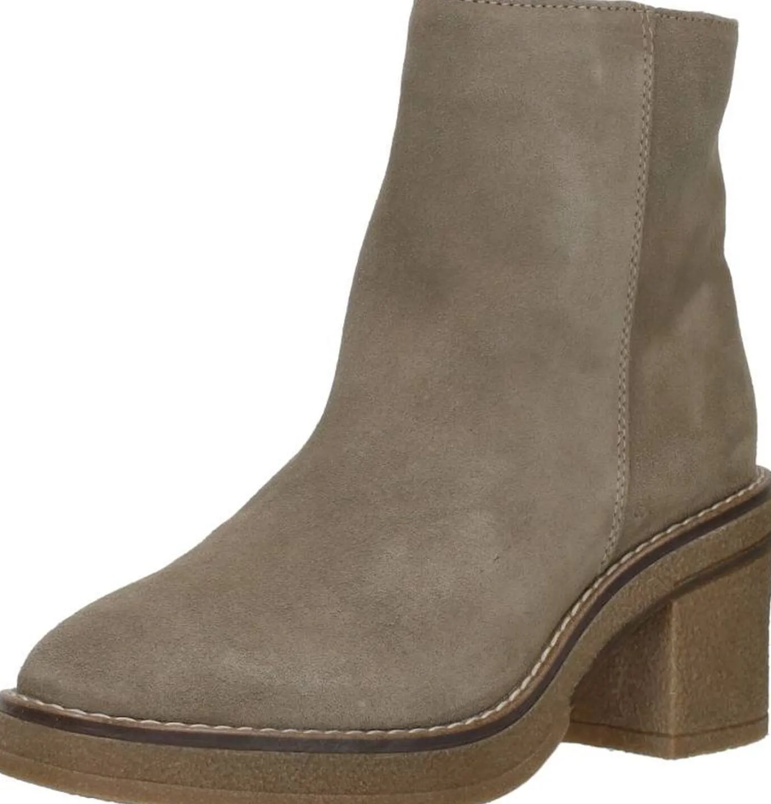 Sub55 Enkellaarsjes Hak Taupe Outlet