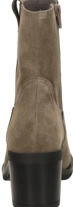 Red Rag Enkellaarsjes Hak Taupe Hot