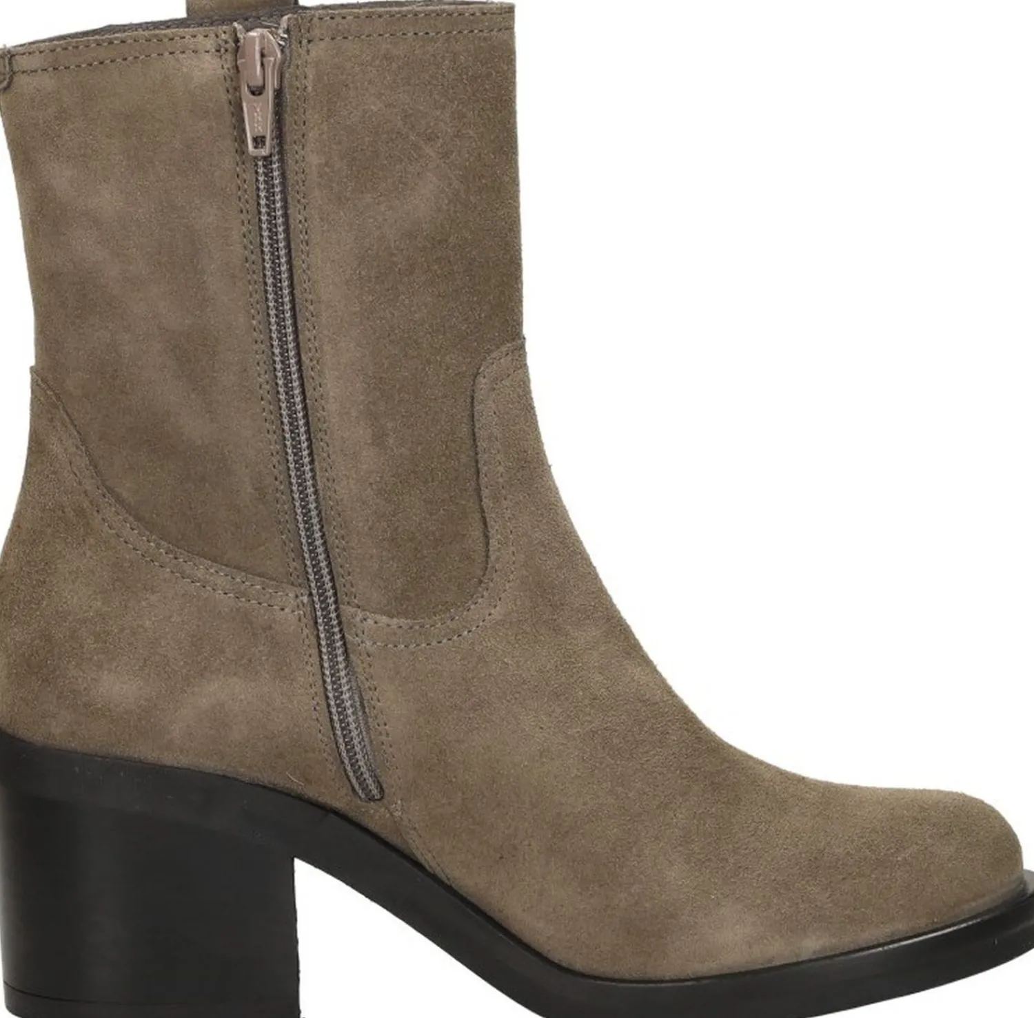 Red Rag Enkellaarsjes Hak Taupe Hot