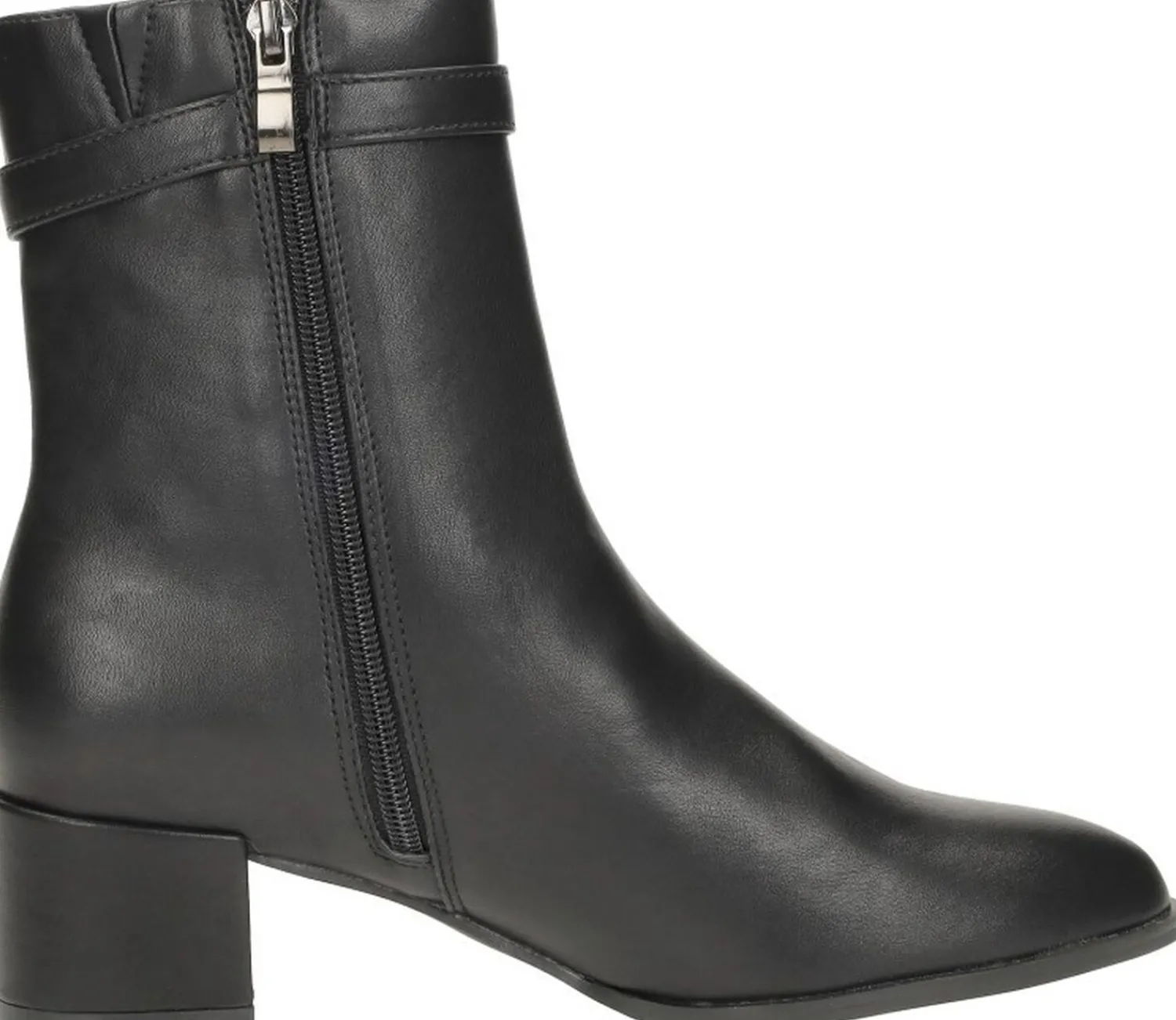 Sub55 Enkellaarsjes Hak Zwart Fashion
