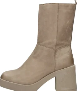 Sub55 Enkellaarsjes Hak Taupe Outlet