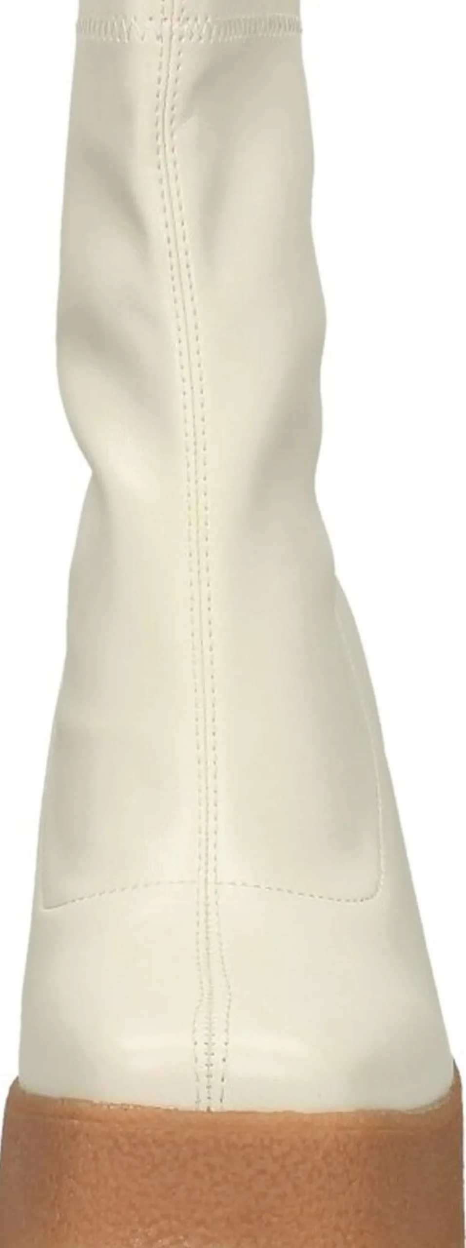 Posh By Poelman Enkellaarsjes Hak Beige New