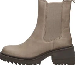 Sub55 Enkellaarsjes Hak Taupe Sale