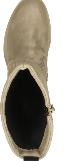 Mjus Enkellaarsjes Hak Beige Sale