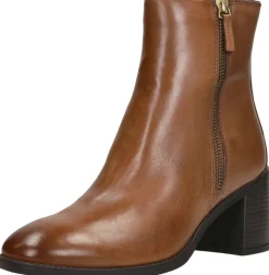 Sub55 Enkellaarsjes Hak Cognac Fashion