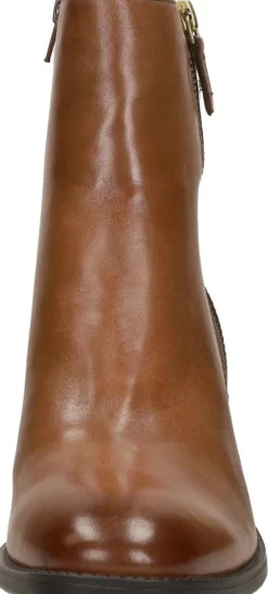 Sub55 Enkellaarsjes Hak Cognac Fashion