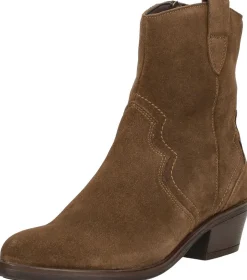 Sub55 Enkellaarsjes Hak Cognac Outlet