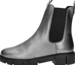 Marco Tozzi Enkellaarsjes Hak Zilverkleur Fashion