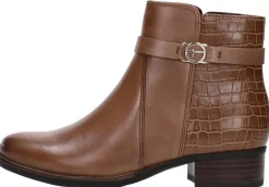Tamaris Enkellaarsjes Hak Cognac Best