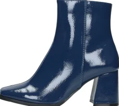 Sub55 Enkellaarsjes Hak Blauw lak Hot