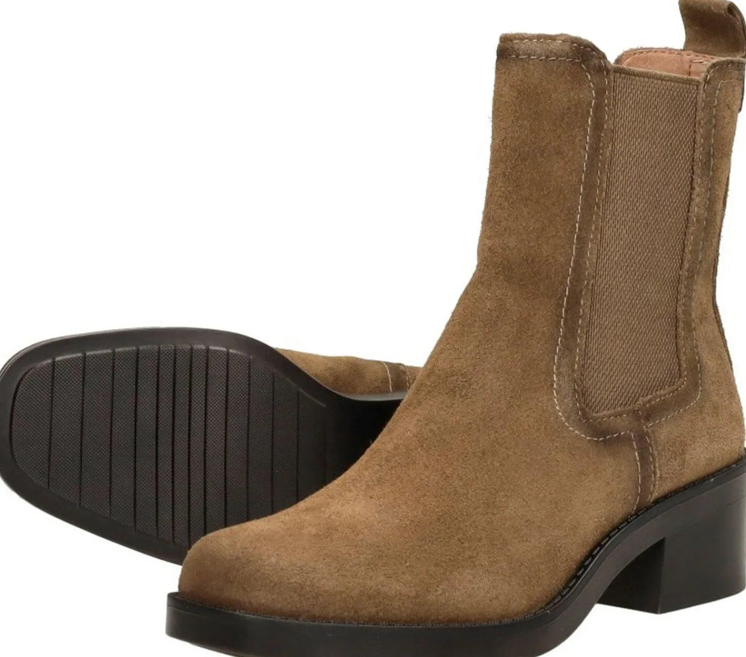 Tamaris Enkellaarsjes Hak Cognac Outlet