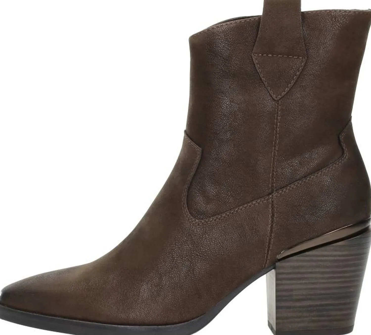 Marco Tozzi Enkellaarsjes Hak Cognac Discount