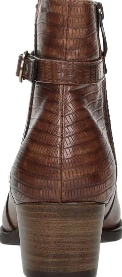 Tamaris Enkellaarsjes Hak Cognac Outlet