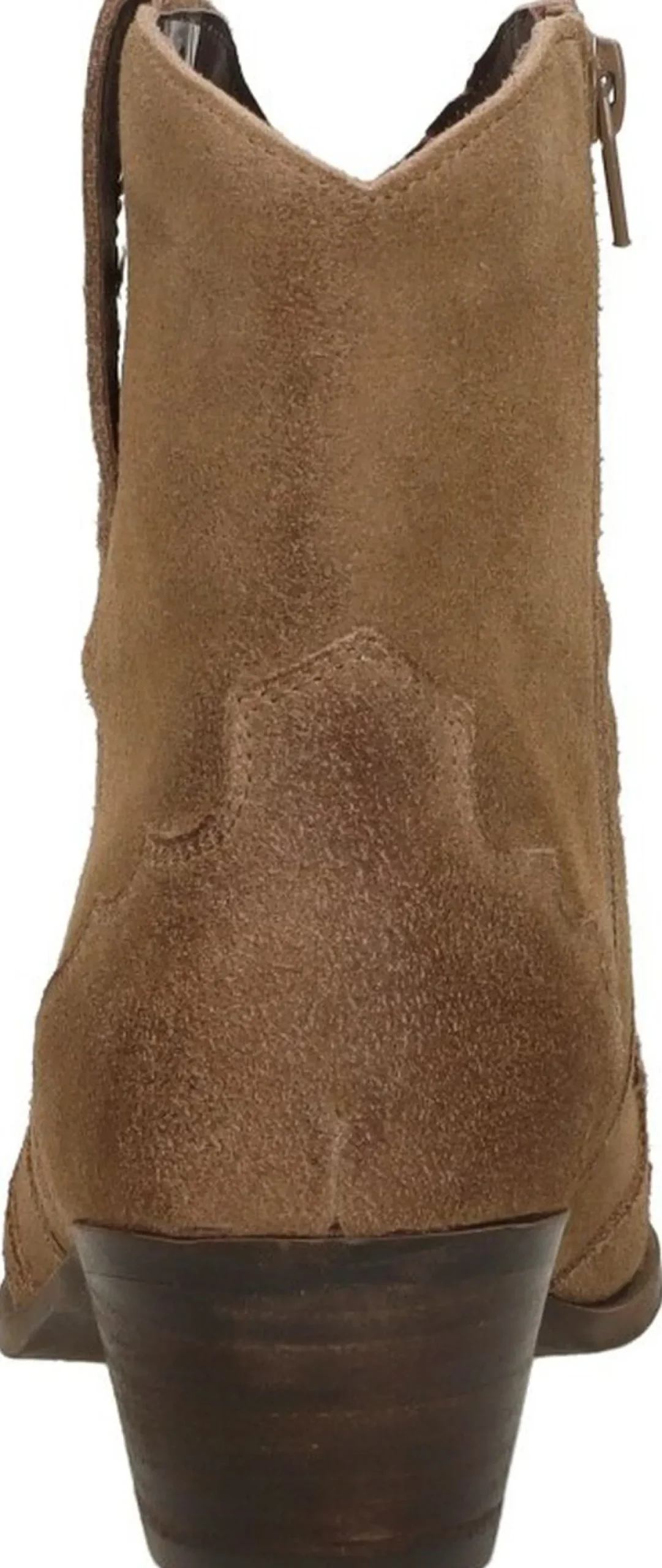 Sub55 Enkellaarsjes Hak Beige Hot