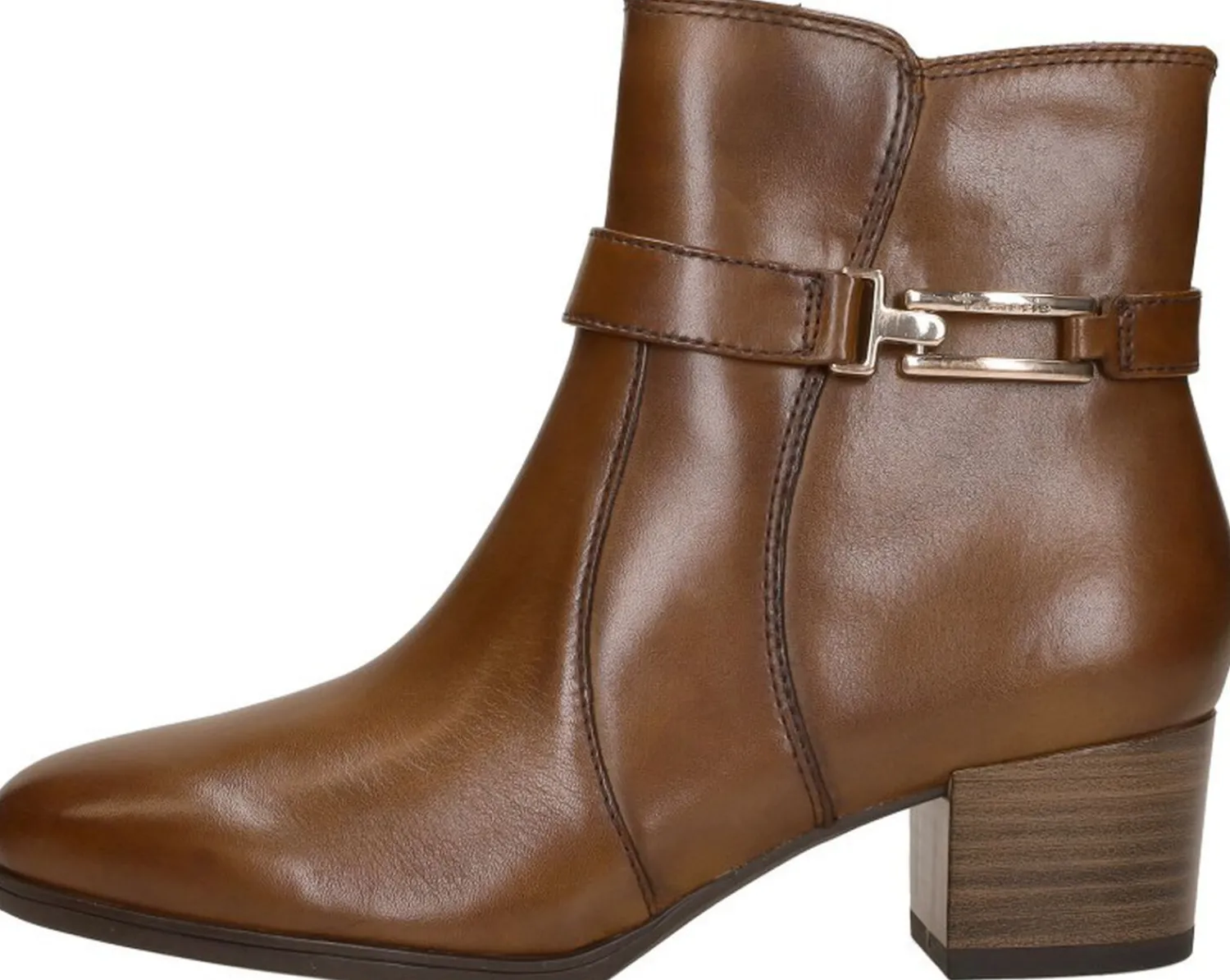 Tamaris Enkellaarsjes Hak Cognac Best