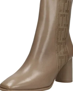 Tamaris Enkellaarsjes Hak Taupe Best