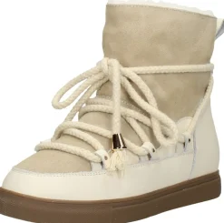 Sub55 Enkellaarsjes Plat Beige Discount