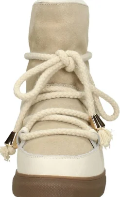 Sub55 Enkellaarsjes Plat Beige Discount