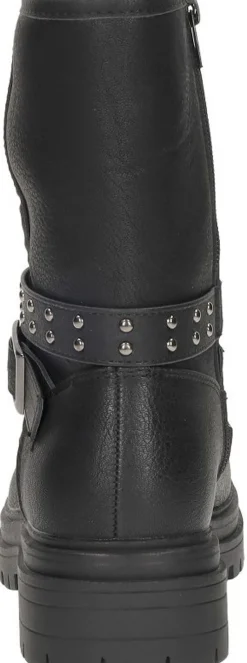 Sub55 Enkellaarsjes Plat Zwart Outlet