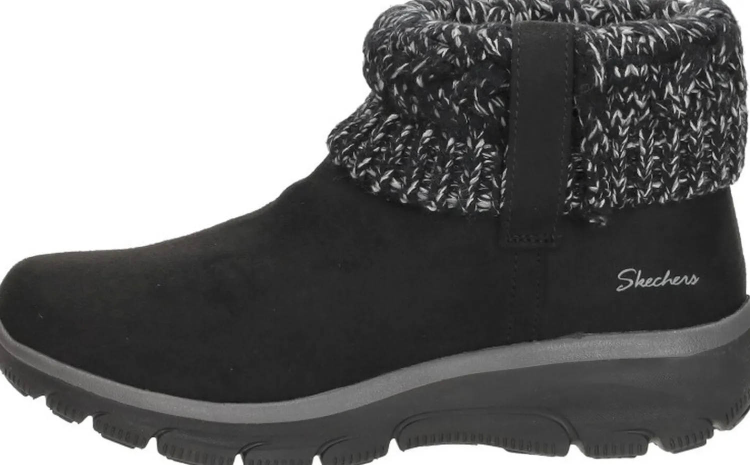 Skechers Enkellaarsjes Plat Zwart Best