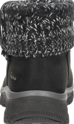 Skechers Enkellaarsjes Plat Zwart Best