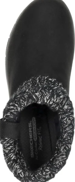 Skechers Enkellaarsjes Plat Zwart Best