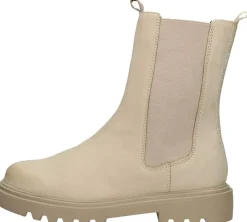 Sub55 Enkellaarsjes Plat Beige Fashion
